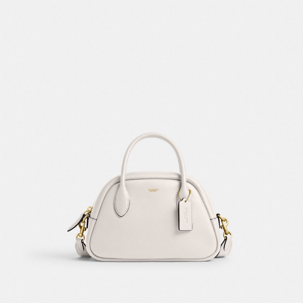 White Coach Borough Bowling Brass Women Handbag | PH_CH69355