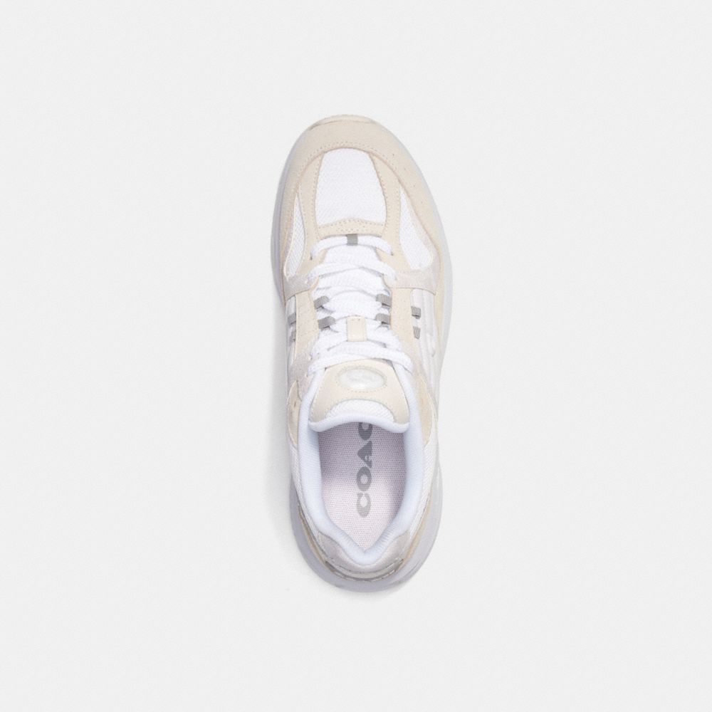 White Coach C301 With Signature Canvas Chalk Men Sneakers | PH_CH67162