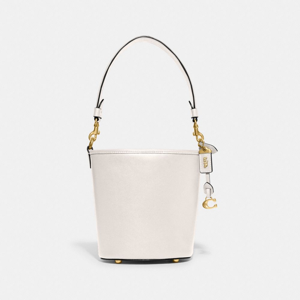 White Coach Dakota Bucket 16 Glovetanned Leather Women Shoulder Bags | PH_CH35169