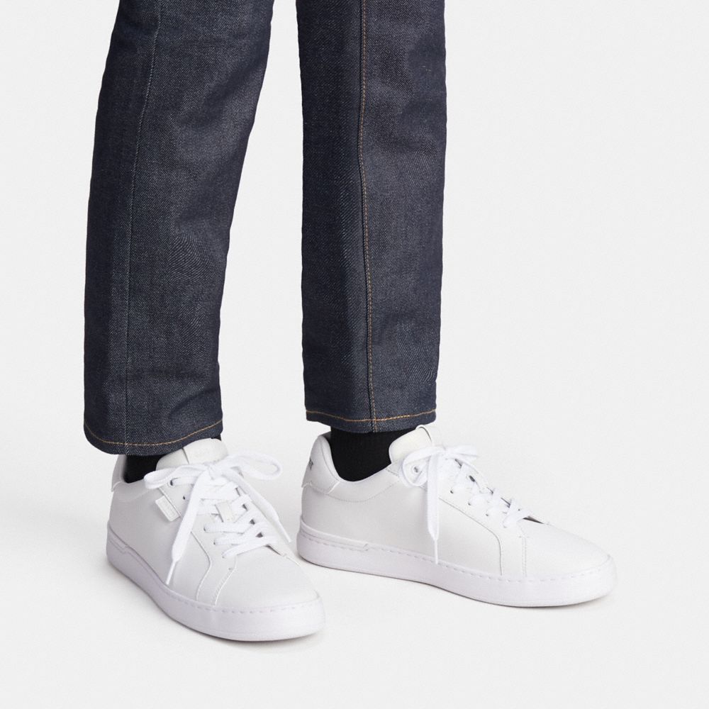 White Coach Lowline Low Top Optic Men Sneakers | PH_CH20636