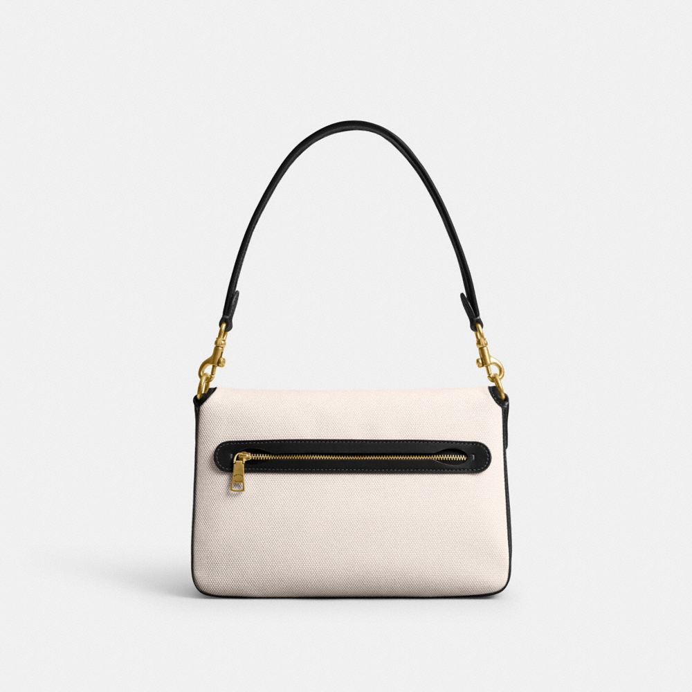 White Coach Soft Tabby Brass Women Shoulder Bags | PH_CH81834