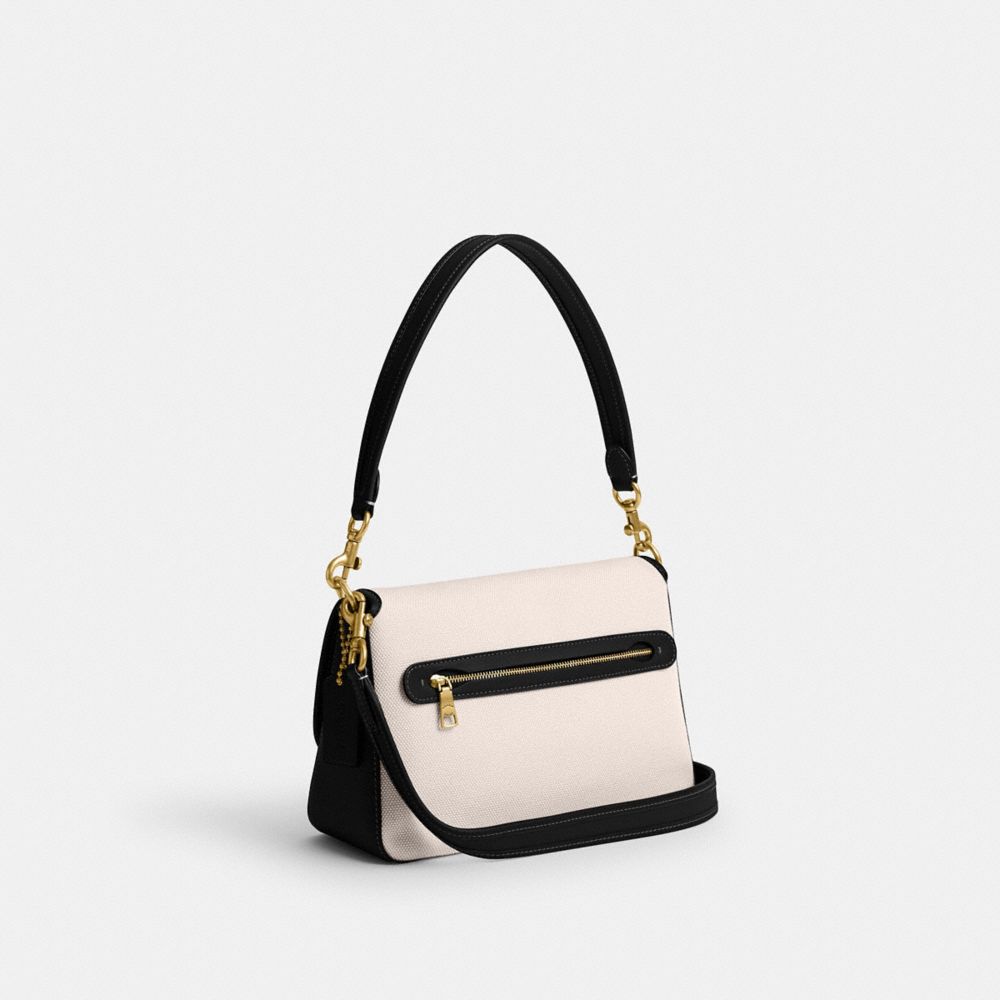 White Coach Soft Tabby Brass Women Shoulder Bags | PH_CH81834